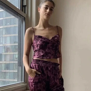 Out From Under Urban Outfitters Tie Dye Cropped Top Sleeveless Size‎ XS